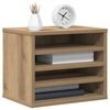 vidaXL Bureau Organizer artisanaal eikenkleurig 36 x 26 x 29.5 cm