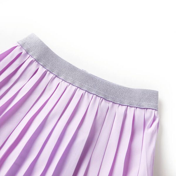 Kinderrokje geplooid 140 lila