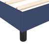 vidaXL Boxspring met matras stof blauw 90x200 cm