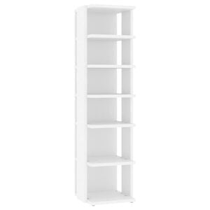 vidaXL Schoenenkast 27,5x27x102 cm bewerkt hout wit