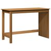 vidaXL Bureau Honingbruin 112 x 50 x 75 cm Massief Vurenhout