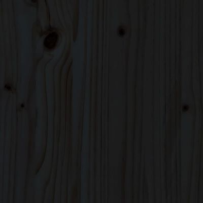 vidaXL 3-delige Tuinbarset massief grenenhout zwart