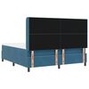 vidaXL Boxspring bed met hoofdeinde Blauw 180 x 200 cm Fluweel
