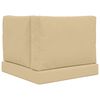 vidaXL Buiten bankkussen 3 pcs Beige Polyester