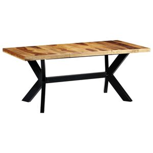 vidaXL Eettafel 180x90x75 cm massief acaciahout
