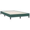 vidaXL Boxspring met matras fluweel donkergroen 120x220 cm