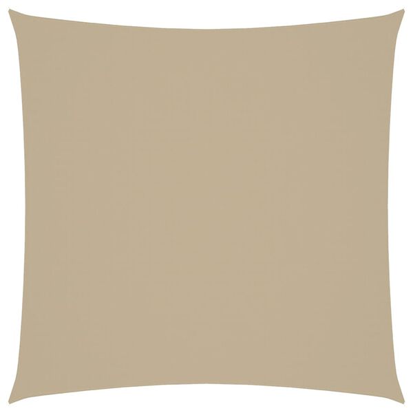 vidaXL Zonnescherm vierkant 3x3 m oxford stof beige