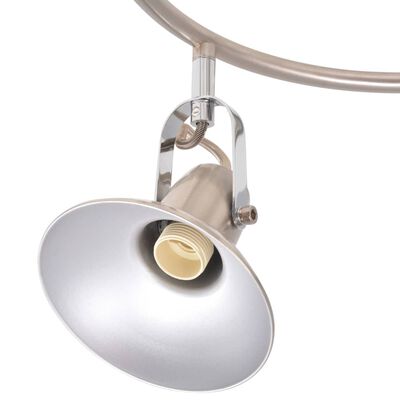 vidaXL Plafondlamp voor 3 peertjes E14 zilver