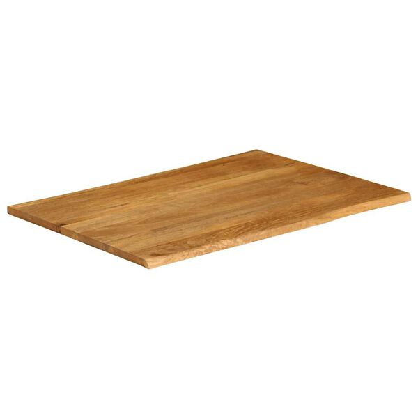 vidaXL Tafelblad met natuurlijke rand 100x80x3,8 cm massief mangohout