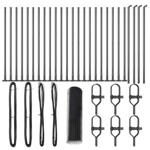 vidaXL Afrasteringspaal Grijs