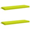 vidaXL Bank Kussens SOEST 2 st 100% Polyester Helder groen