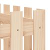 vidaXL Plantenbak verhoogd met hekontwerp 150x50x70 cm grenenhout