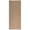 vidaXL Binnen- en buitentapijt AGIRA Naturel 150 x 80 cm Polyester