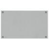 vidaXL Magneetbord wandgemonteerd 100x60 cm&nbsp;gehard glas wit