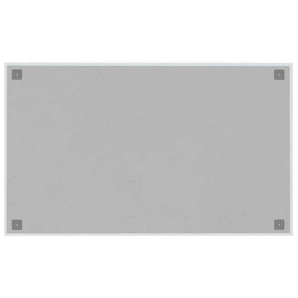 vidaXL Magneetbord wandgemonteerd 100x60 cm&nbsp;gehard glas wit