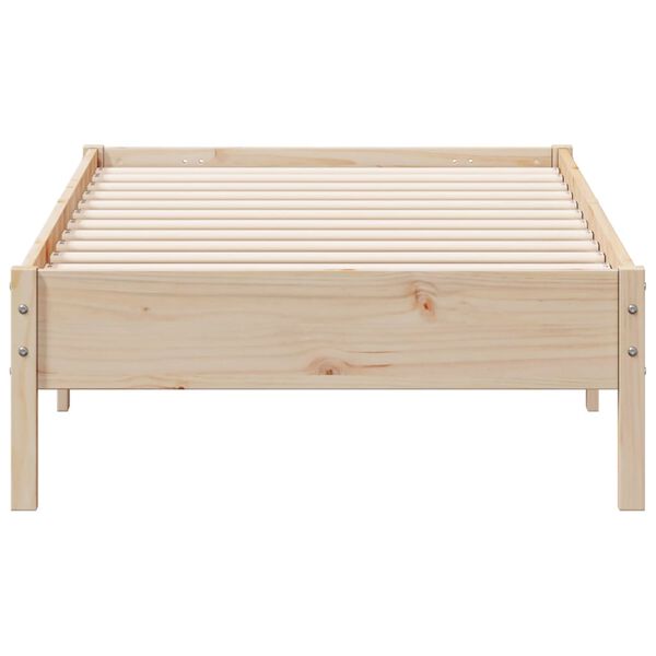 vidaXL Bedframe zonder matras massief grenenhout 90x190 cm