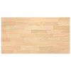 vidaXL Keuken werkblad rechthoekig 120x63,5x4 cm massief eikenhout
