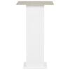 vidaXL Bartafel 60x60x110 cm wit en betonkleurig