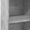 vidaXL Hoge kast 50x41x124 cm bewerkt hout betongrijs