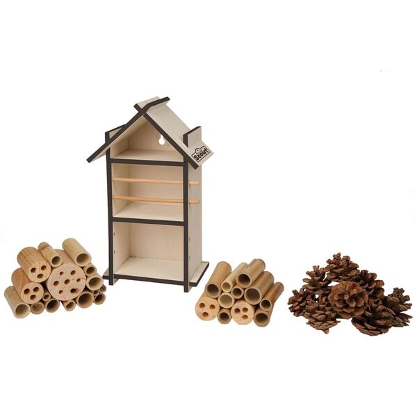 Scout Insectenhotel 9,5x16x28 cm hout
