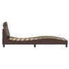 vidaXL Bedframe "Viana" zonder matras kunstleer bruin 80x200 cm