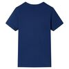 Kindershirt 116 donkerblauw