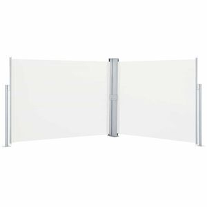 vidaXL Windscherm uittrekbaar 140x1000 cm cr&egrave;me