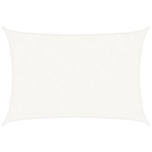 vidaXL Zonnezeil 160 g/m&sup2; 2x3 m HDPE wit
