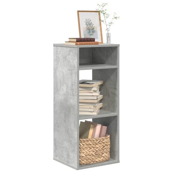 vidaXL Boekenkast 34x31x80 cm bewerkt hout betongrijs