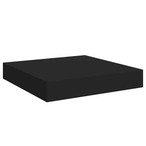 vidaXL Wandschap zwevend 23x23,5x3,8 cm MDF zwart