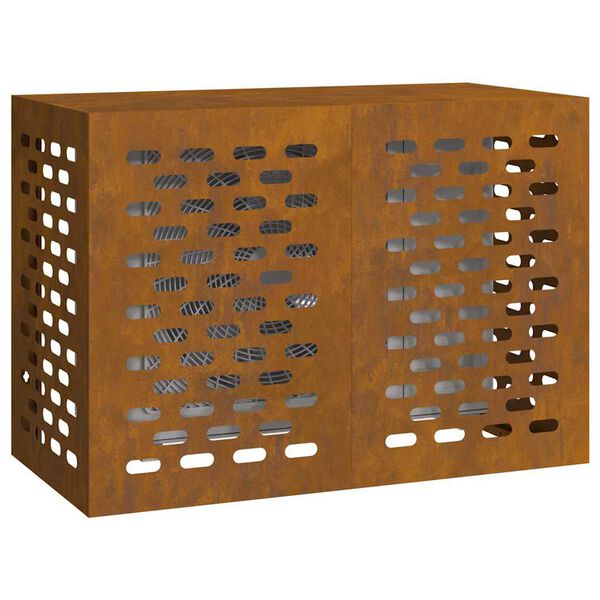 vidaXL Airconditioner hoes Roestig 100 x 50 x 70 cm Cortenstaal