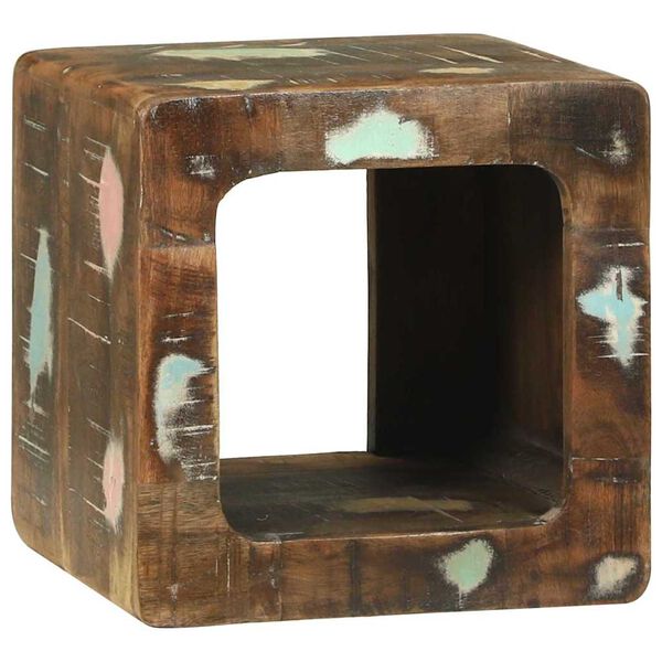 vidaXL TV Eenheden met plank 2 pcs Multikleur Massief Gerecycled Hout