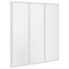 Badscherm 3 panelen vouwbaar 141 x 132 cm