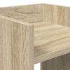 vidaXL Plantenstandaard Sonoma Eiken 30 x 30 x 100 cm Bewerkt hout