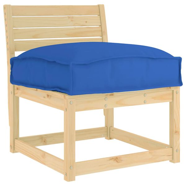 vidaXL Kussen Koninklijk Blauw 60 x 40 x 8 cm Oxford Stof