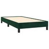 vidaXL Bedframe zonder matras 90x200 cm fluweel donkergroen