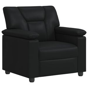 vidaXL Bank Zwart 91 x 85 x 93 cm Kunstleer