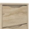 vidaXL Nachtkastjes 2 pcs Sonoma Eiken 30,5 x 30 x 43 cm Bewerkt hout