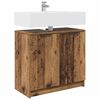 vidaXL Badkamer Kast Oud Hout 64,5 x 33,5 x 59 cm Bewerkt hout