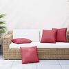 vidaXL Bankkussens 4 stuks Wijnrood 40x40 cm Stof