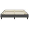 vidaXL Boxspringframe stof grijs 160x200 cm