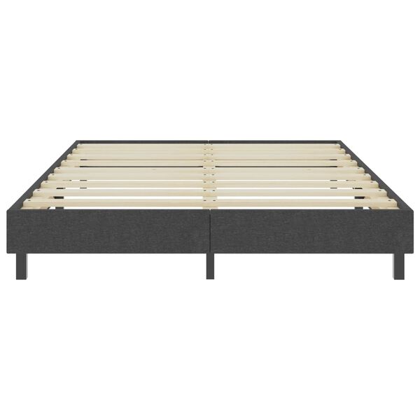vidaXL Boxspringframe stof grijs 160x200 cm