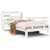 vidaXL Bedframe met hoofdeinde zonder matras 90x200 cm wit
