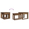 vidaXL Koffietafel Set 2 pcs Oudhout Bewerkt hout