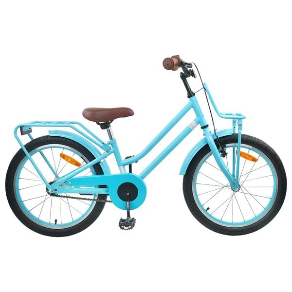 vidaXL Kinderfiets 18 Inch voor 5-7 jaar Lichtblauw