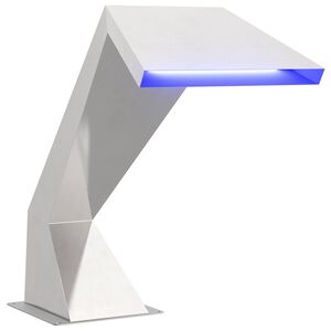 vidaXL Pool Waterval Roestvrij staal 63,5 x 29 x 51 cm Zilverkleurig