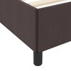 vidaXL Boxspringbed Donkerbruin 200 x 200 cm Stof