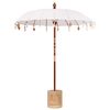 vidaXL Balinese parasol met basis 250 190 x 190 x 250 cm