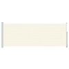 vidaXL Tuinscherm uittrekbaar 180x500 cm crèmekleurig