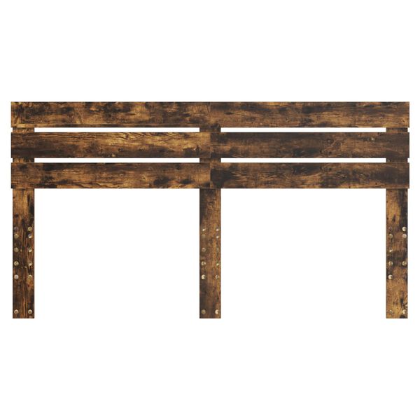 vidaXL Hoofdbord Gerookt eiken 200 cm Bewerkt hout